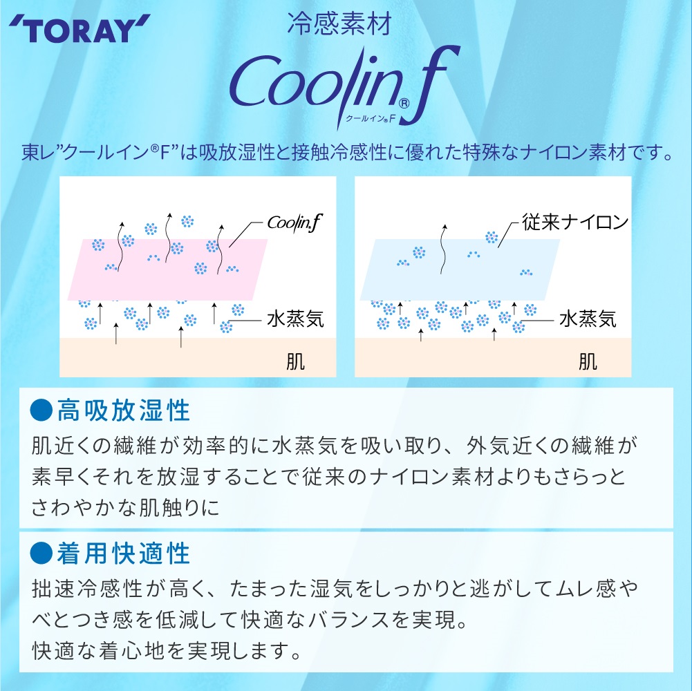 冷感素材の説明画像