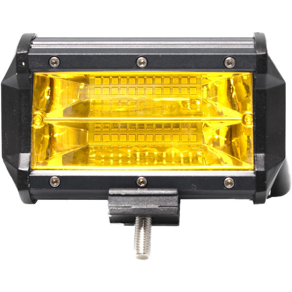 2個セット LED 作業灯 72W 12V/24V 6000-6500K(ホワイト) 3000K(イエロー) 広角 LED作業灯 ワークライト  フォークリフト トラック 船舶 作業用 ライト
