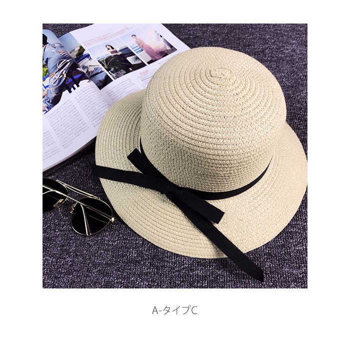 麦わら帽子 ハット メンズ レディース キッズ 折りたたみ可 ストロー