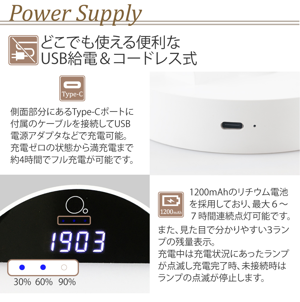 USB＆コードレス式