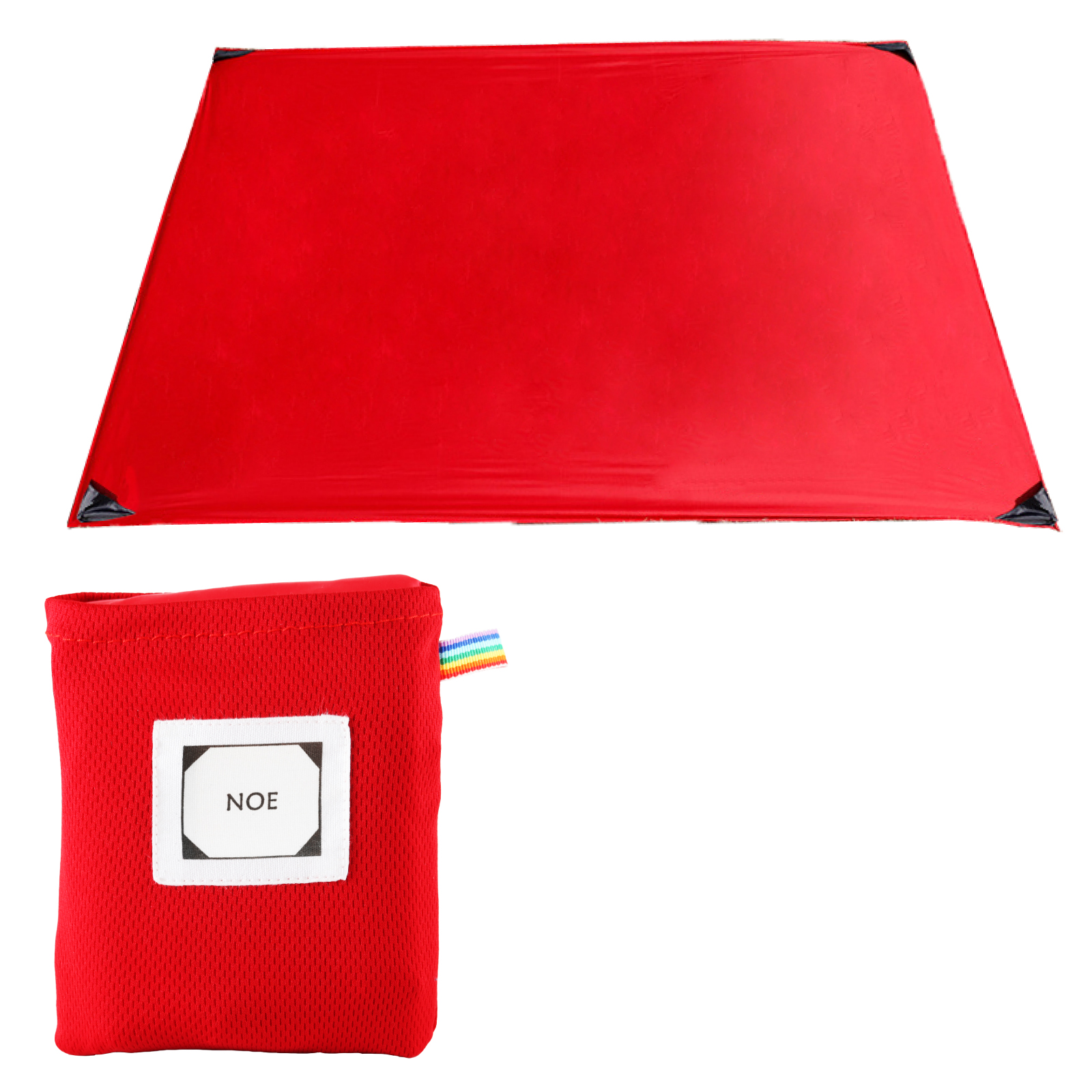 レジャーシート 4人〜6人用 150×180cm ペグ付き コンパクト 薄型 防水