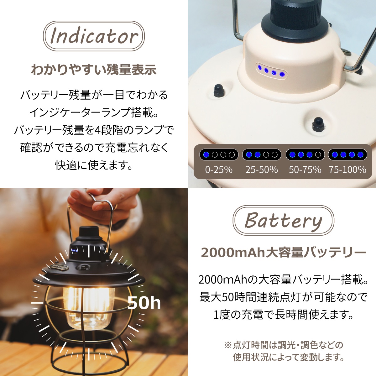 レトロ風LEDランタン 高輝度 無段階調光・調色 電球色 昼白色 昼光色 バッテリータイプ 最大280lm 生活防水 IPX4 キャンプ アウトドア  小型 防災 : 011770-011772 : MANSHIN - 通販 - Yahoo!ショッピング