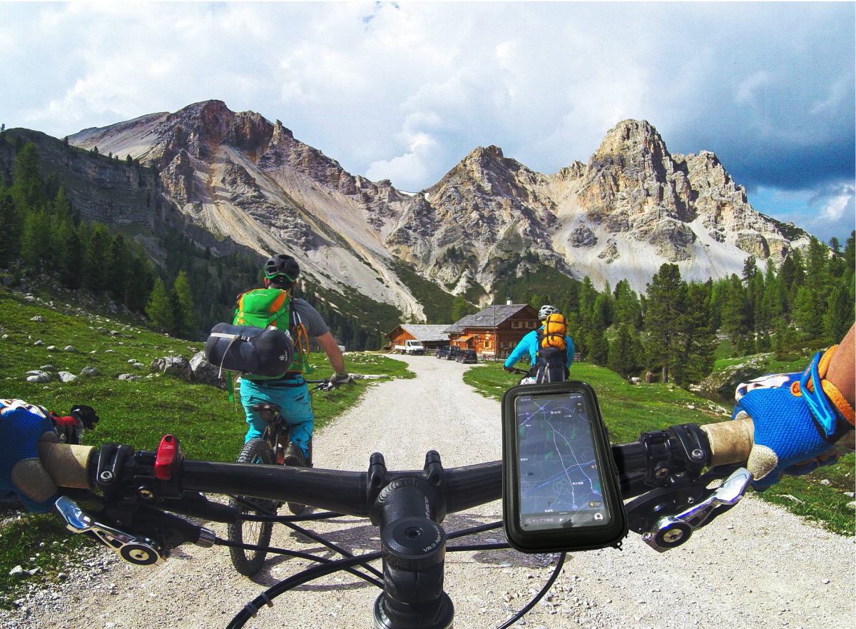 自転車用防水スマホホルダーの画像