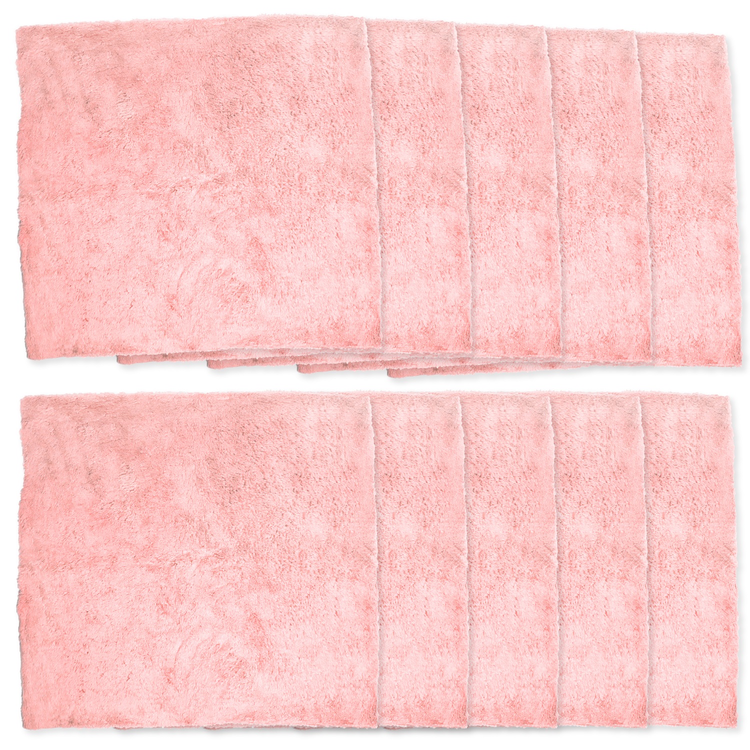 厚手 長毛 マイクロファイバークロス 40×40cm 10枚セット マイクロ