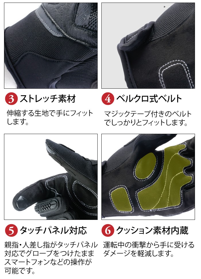 タッチパネル対応 フェイクファー付きジャージグローブ/グレー MechanixWear/メカニクスウェア FastFit Gloveファストフィット