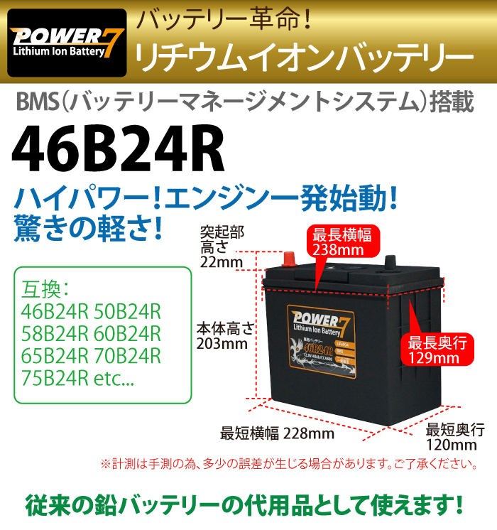 リチウムイオンバッテリー 46B24R (互換 46B24R 50B24R 58B24R 60B24R 65B24R 70B24R 75B24R ) 自動車用バッテリー BMS バッテリー :006274:MANSHIN - 通販 - Yahoo!ショッピング リチウムイオンバッテリー 46B24R (互換 46B24R 50B24R 58B24R 60B24R 65B24R 70B24R 75B24R ) 自動車用バッテリー BMS バッテリー :006274:MANSHIN - 通販 - Yahoo!ショッピング