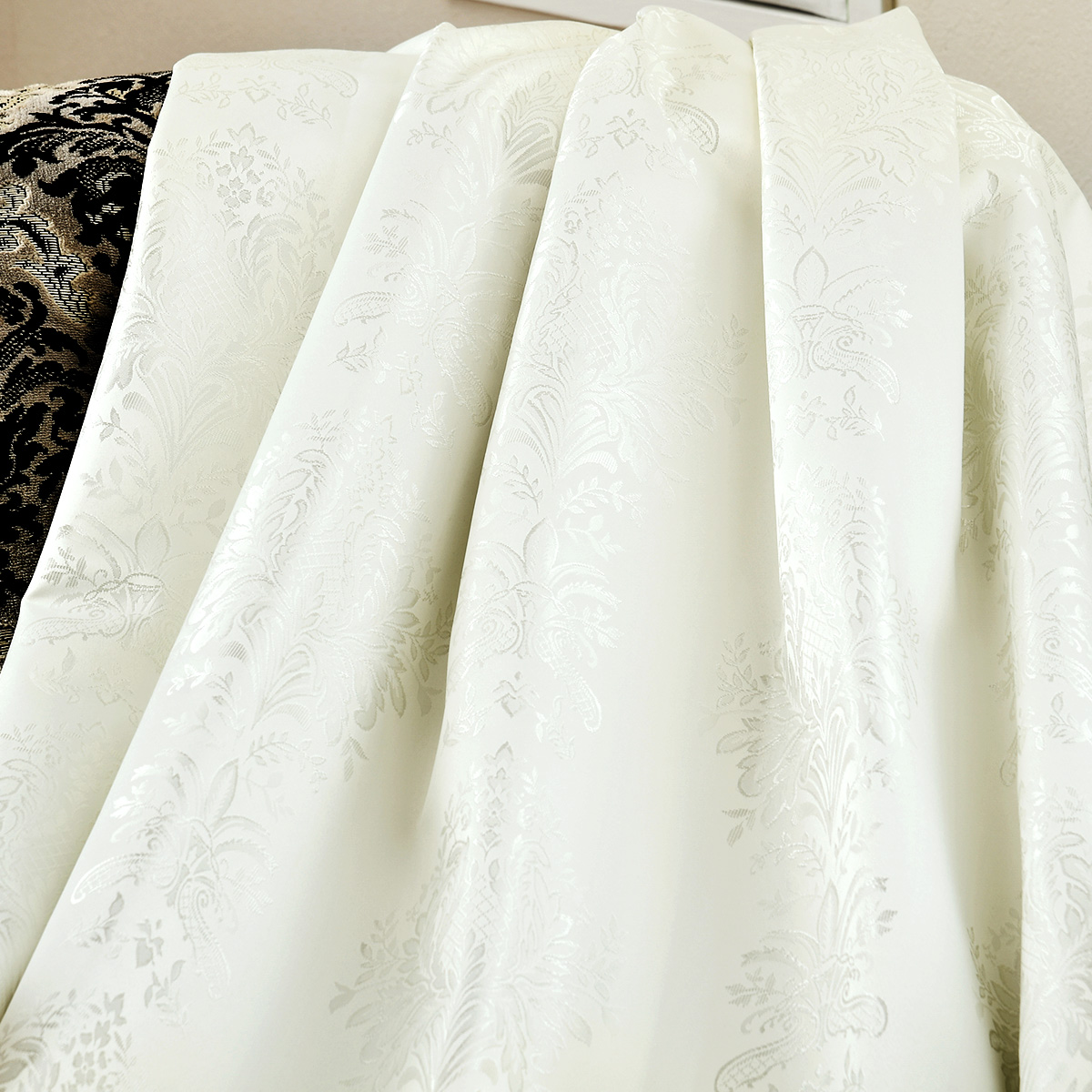 遮光1級カーテン　巾145×丈185 （２枚）アイボリー、満天カーテン 遮光1級カーテン 巾145×丈185 （2枚）アイボリー、満天カーテン 遮光1