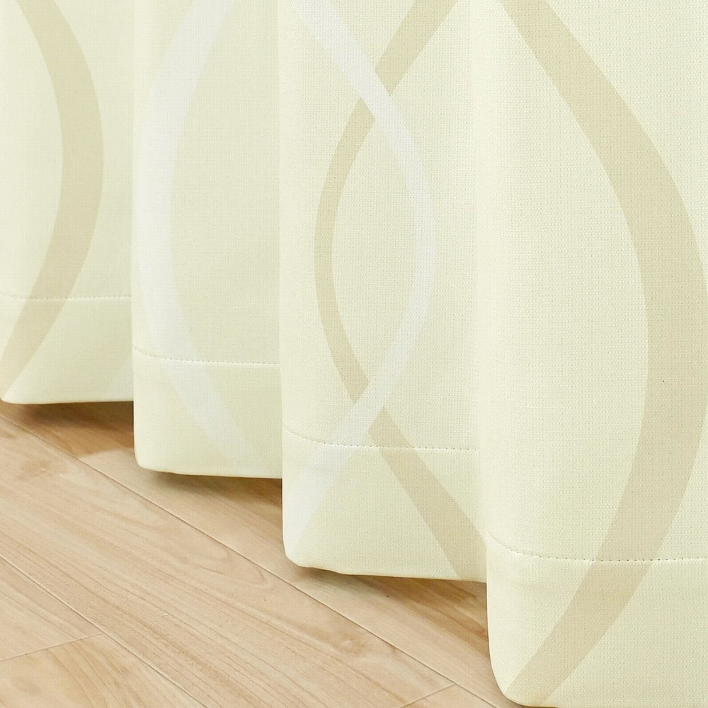 レオン-アイボリー】 満天カーテン カーテン 遮光カーテン 1級 北欧