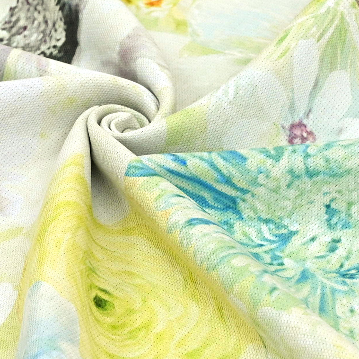 ミネルバ-イエロー】 満天カーテン カーテン 遮光カーテン 1級 レース