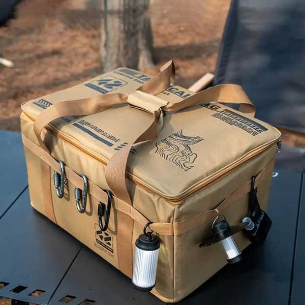 互換品】キャンプギア 収納 袋キャンプ調理器具オーガナイザートート