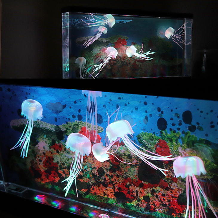 アクアリウム クラゲ ワイド 水槽 くらげ イルミネーション LEDライト 