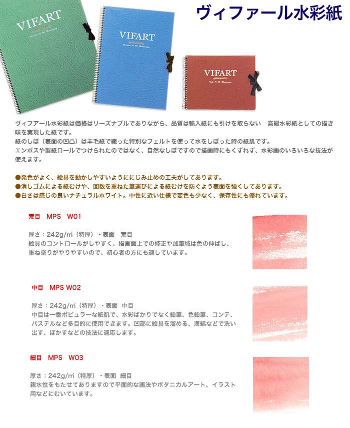 maruman（マルマン） ヴィフアール水彩紙スケッチブック F2サイズ 細目