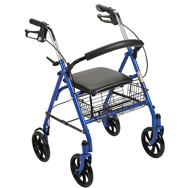 期間限定SALE中 レッド/ブルー 座れるシルバーカー 歩行車 手押し車
