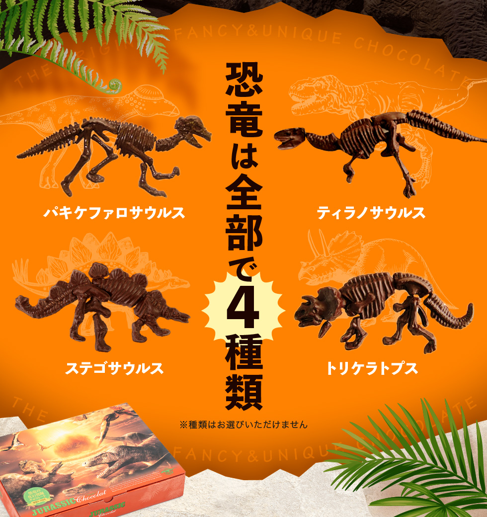 ホワイトデー 恐竜 ジュラシックショコラ パズル チョコレート 発掘