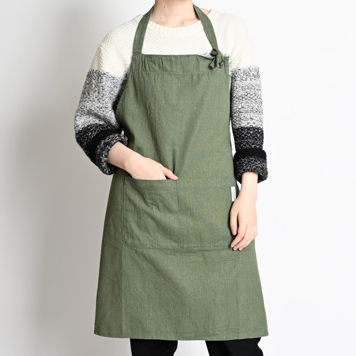 marai（マーライ） エプロン デニム 男女兼用 レディース メンズ 笑顔