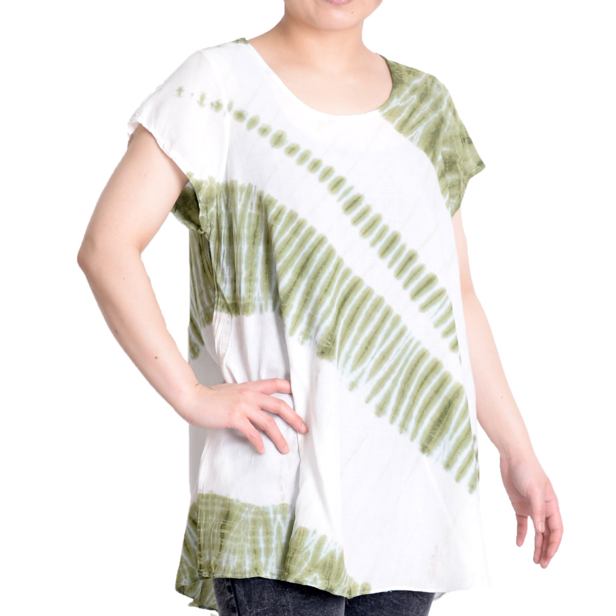 marai（マーライ） Tシャツ レディース 半袖 ロング カットソー 大きい