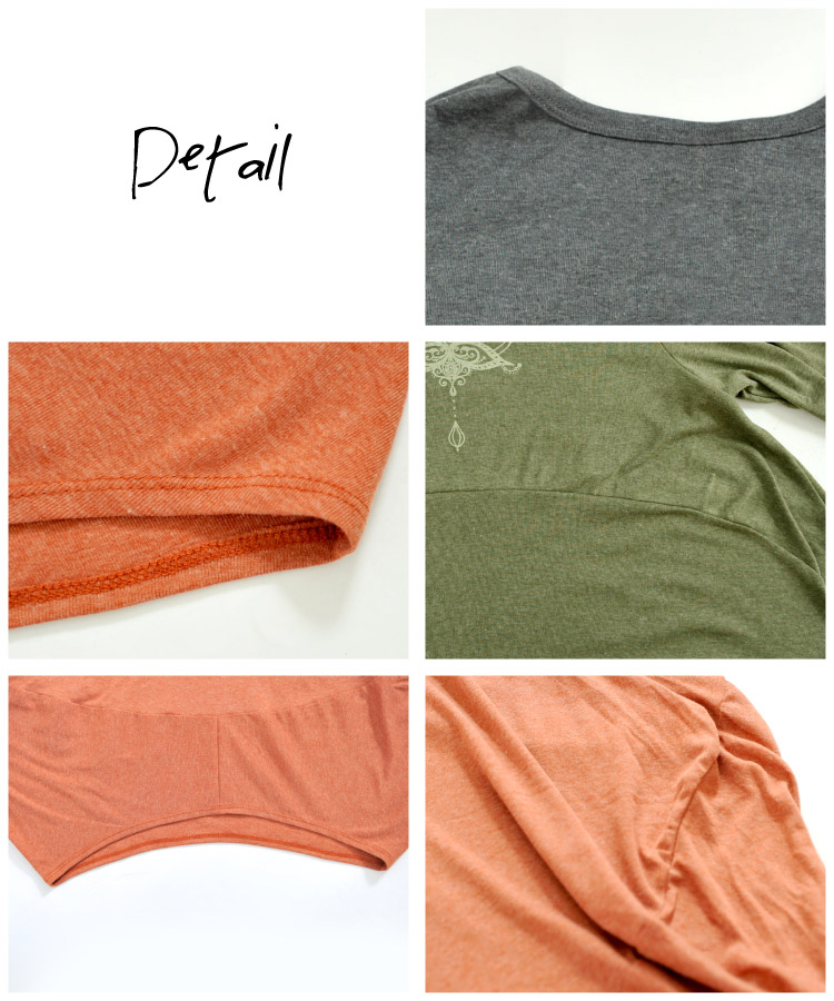 marai Tシャツ レディース 長袖 綿100％ ロゴプリント 長袖T