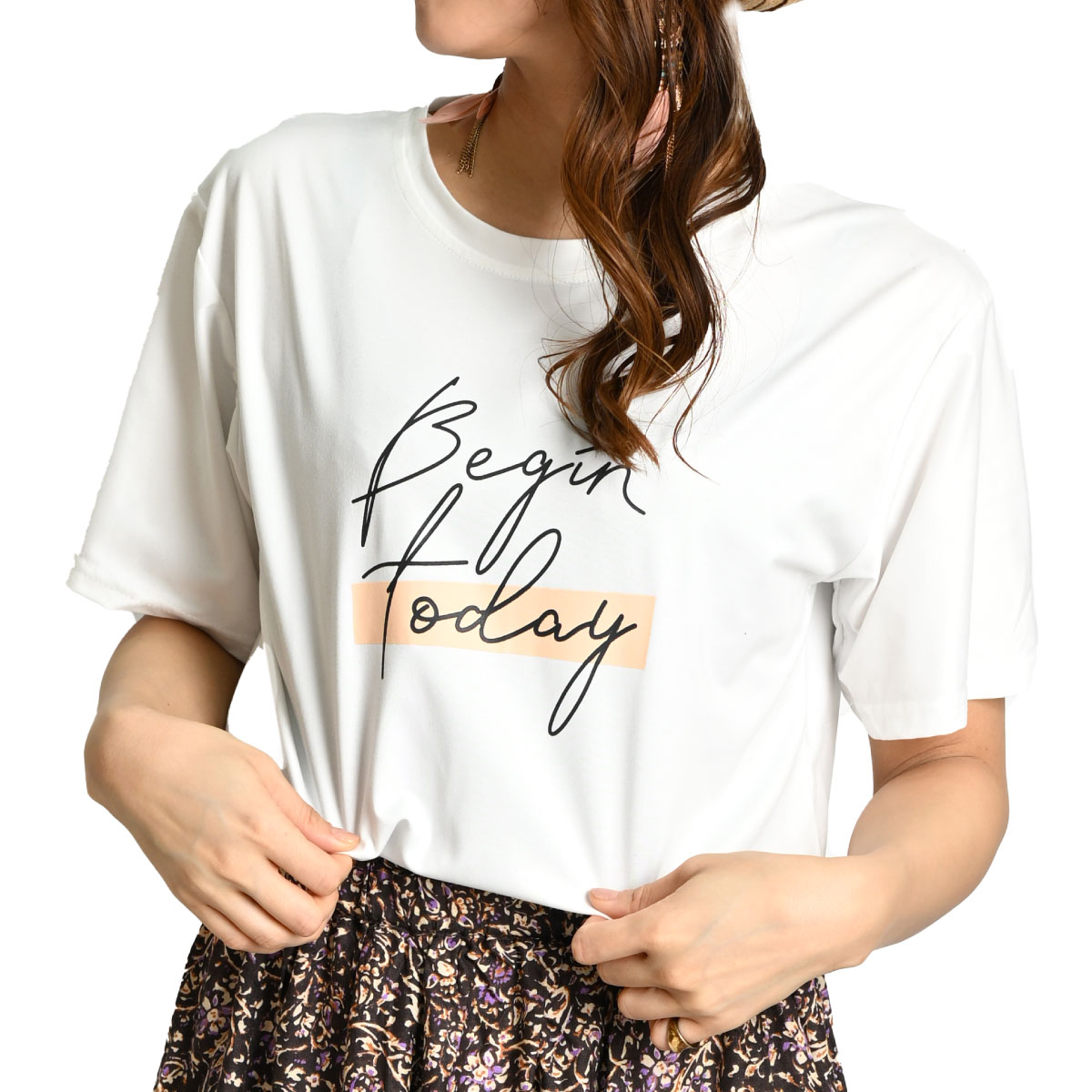 marai（マーライ） ロゴ Tシャツ レディース 半袖 春夏 プリント 英字