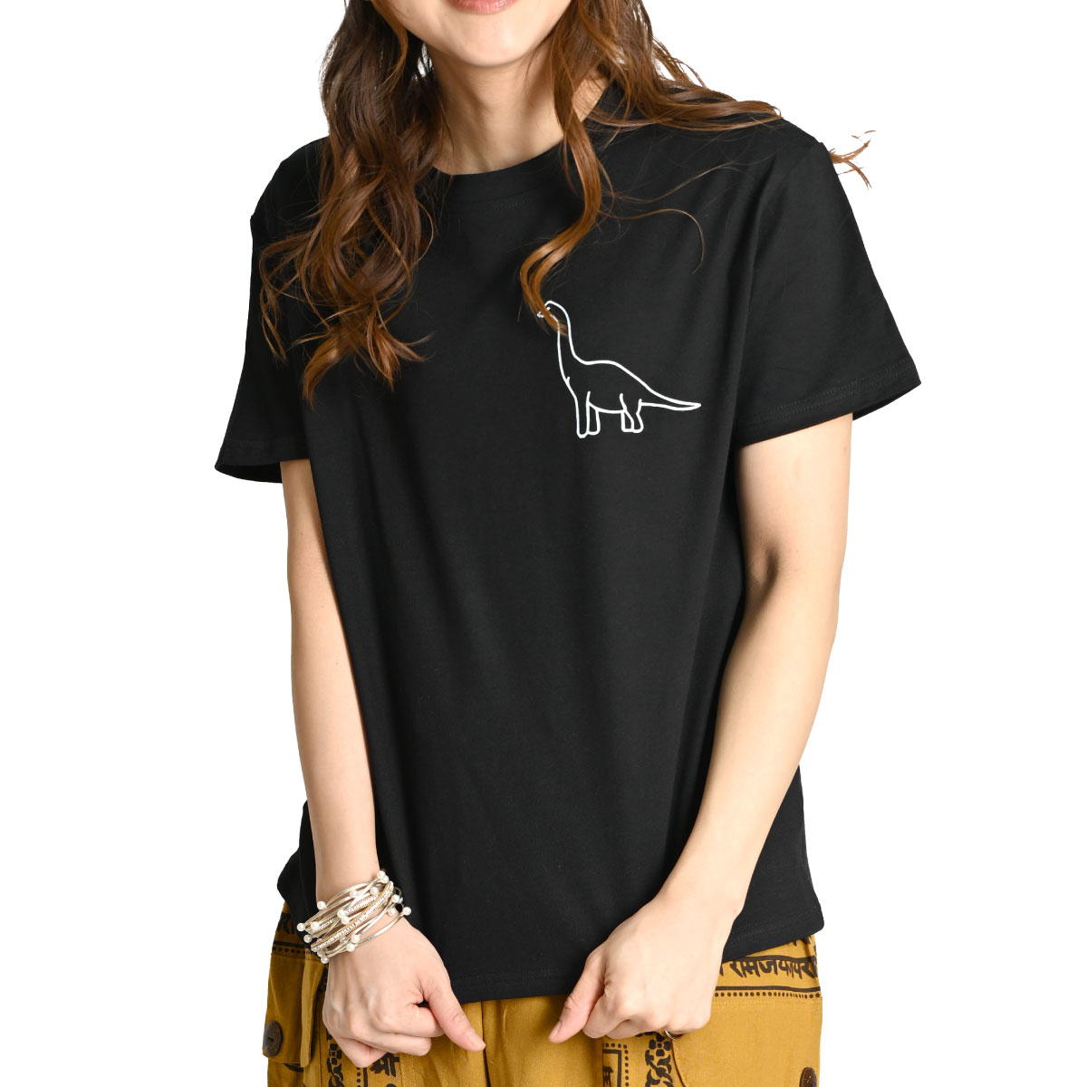 marai（マーライ） Tシャツ レディース 半袖 ワンポイント 春 夏 象