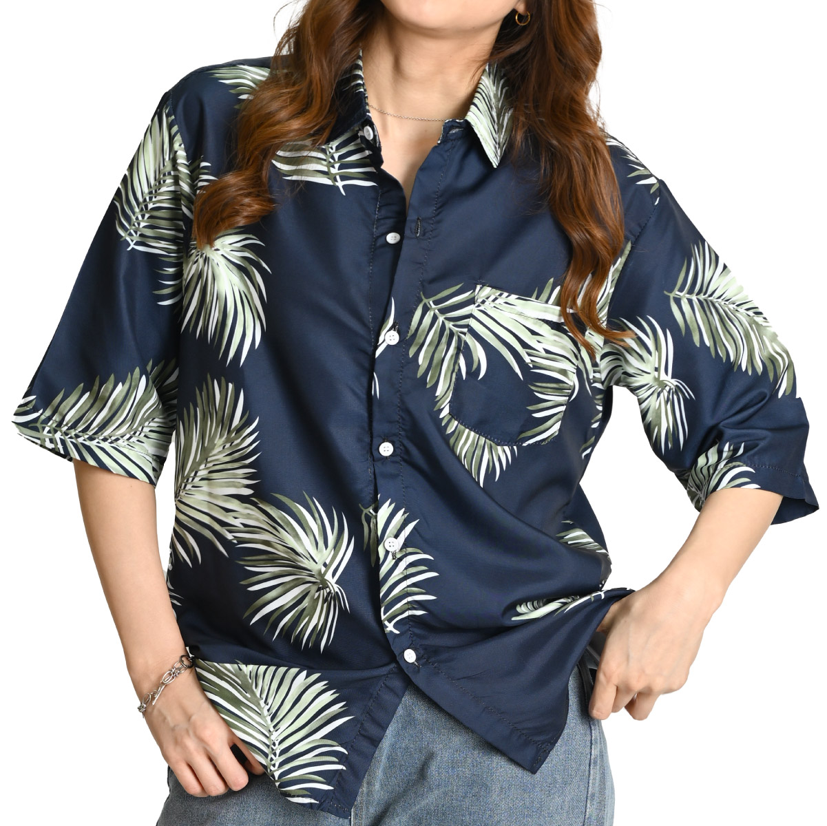 marai（マーライ） アロハシャツ メンズ レディース 半袖 柄シャツ