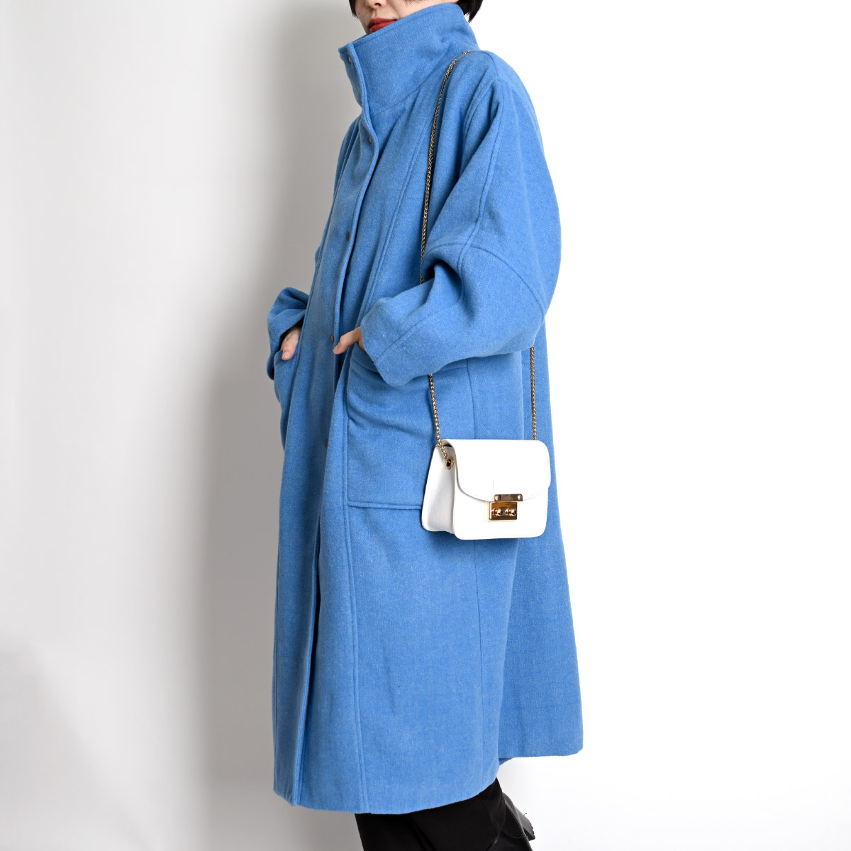 MaxMara スタンドカラーコート XLサイズ モヘヤ 綺麗目 大きいサイズ MaxMara スタンドカラーコート XLサイズ モヘヤ 綺麗目 大きい