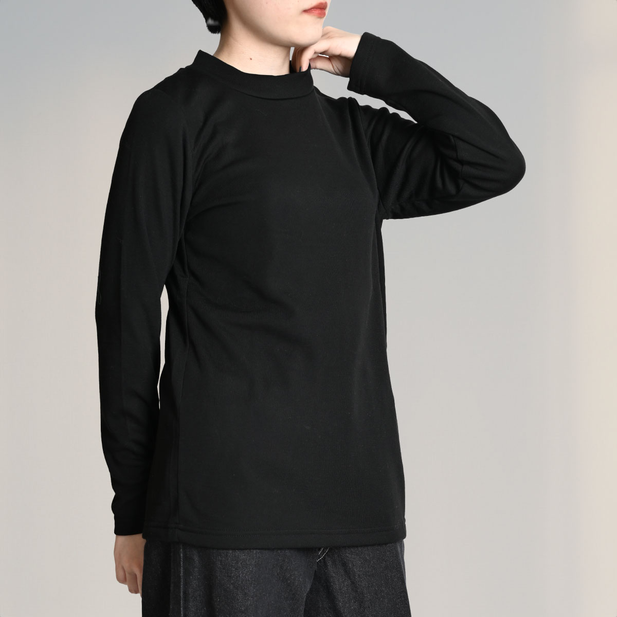C&C刺繍裏起毛カットソー marai 裏起毛 カットソー レディース 秋 冬 秋冬 Tシャツ 長袖