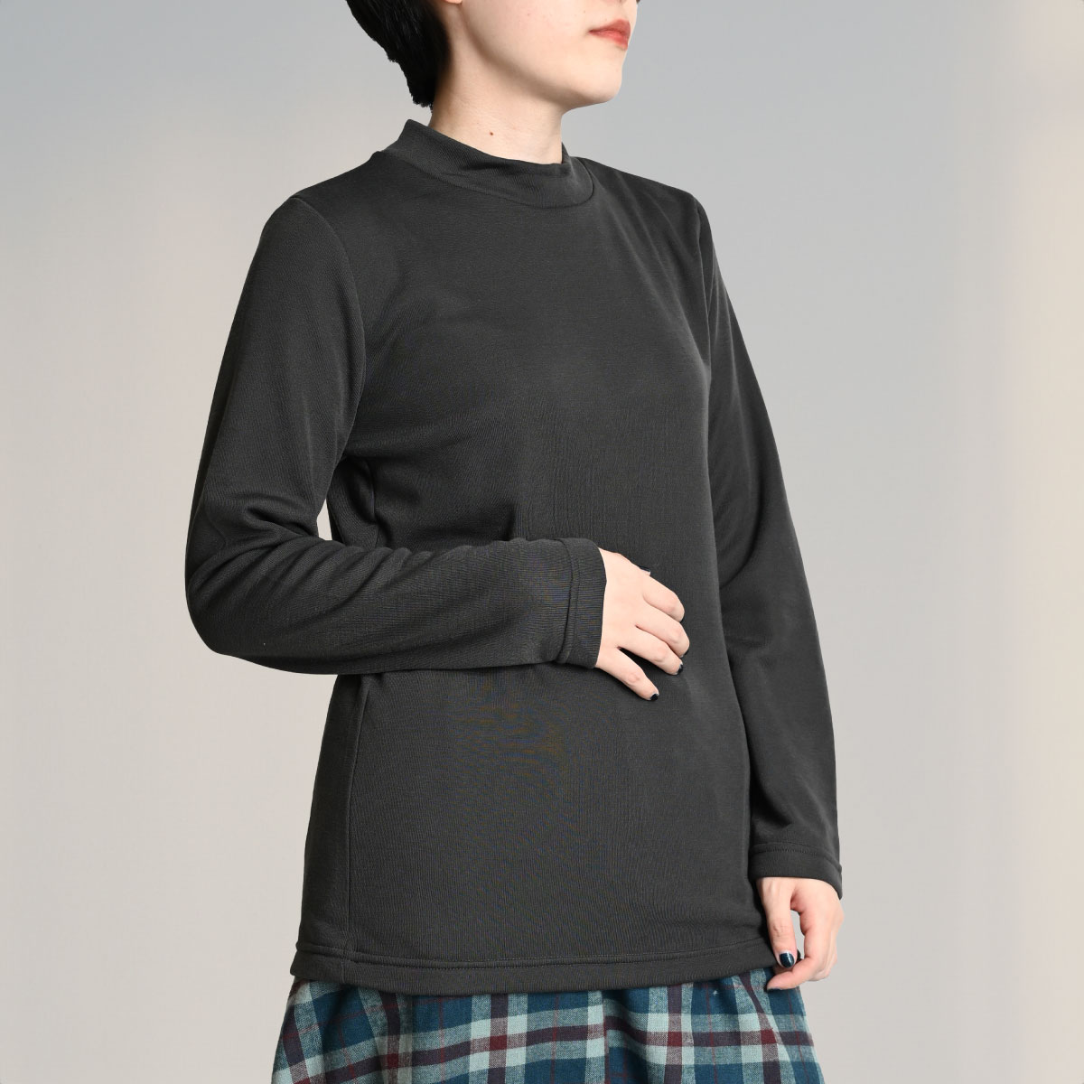 C&C刺繍裏起毛カットソー marai 裏起毛 カットソー レディース 秋 冬 秋冬 Tシャツ 長袖