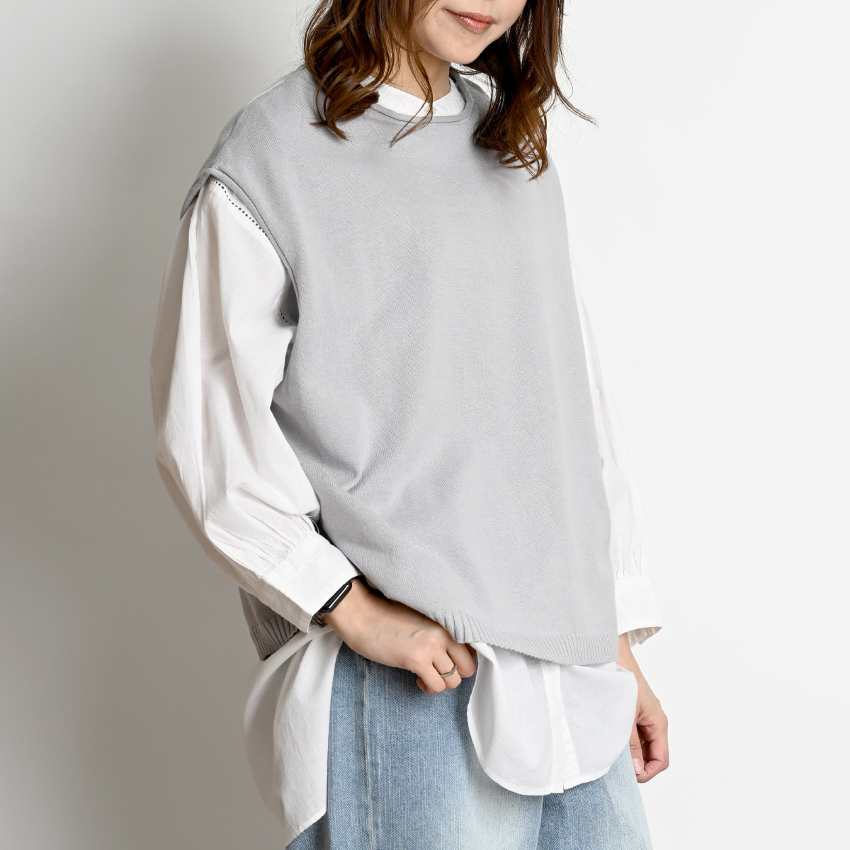 marai（マーライ） ベスト ニットベスト レディース メンズ 重ね着上手