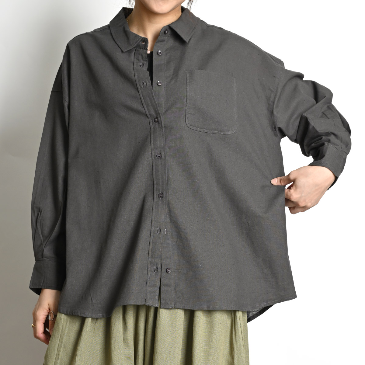 marai（マーライ） シャツ ブラウス レディース 長袖 永遠の