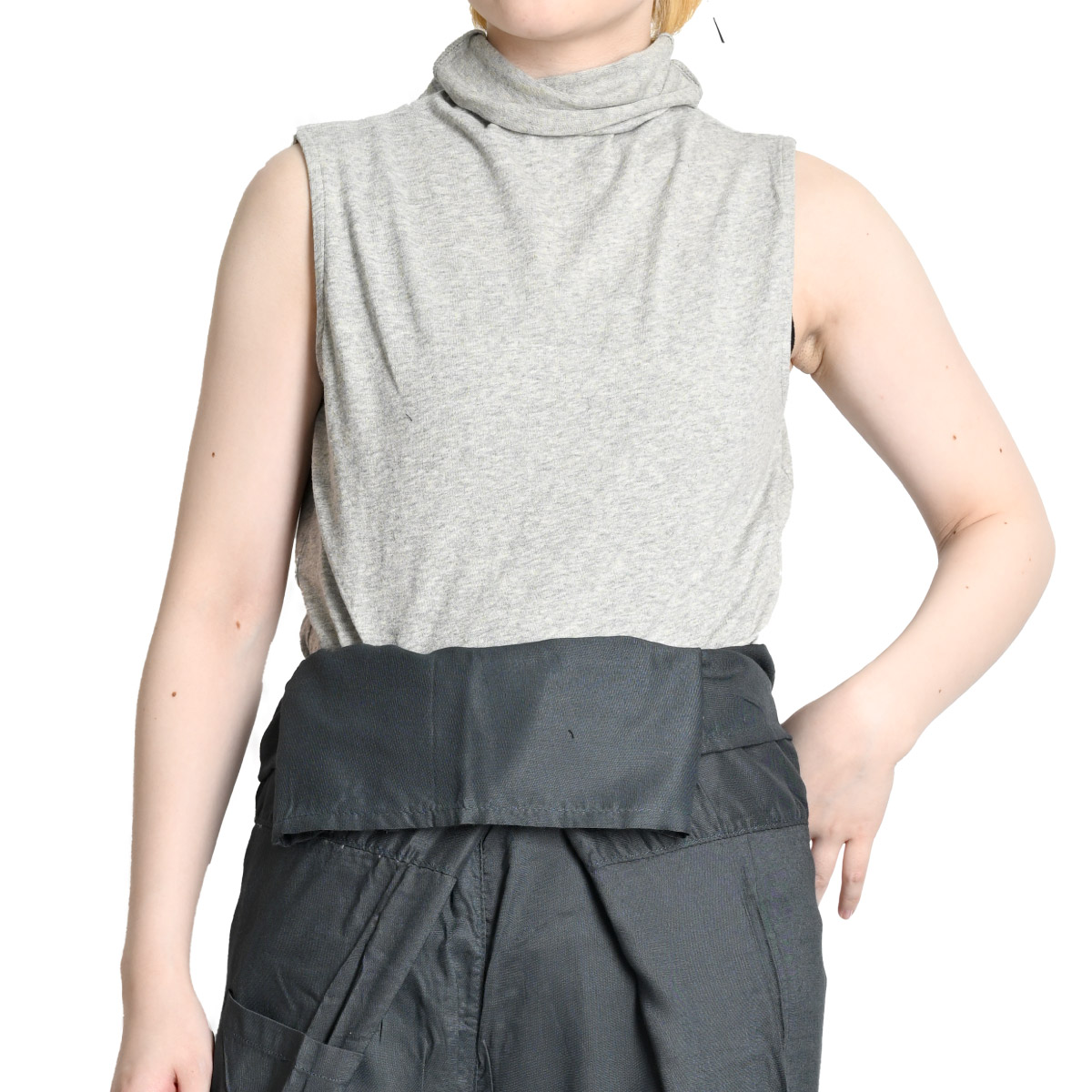 marai UVカット ノースリーブ タートルネック ハイネック