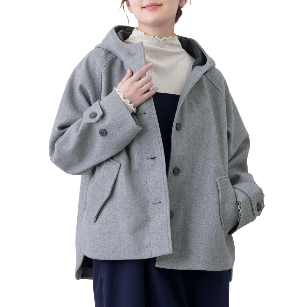 marai（マーライ） ブルゾン レディース フード付きブルゾン 大きい