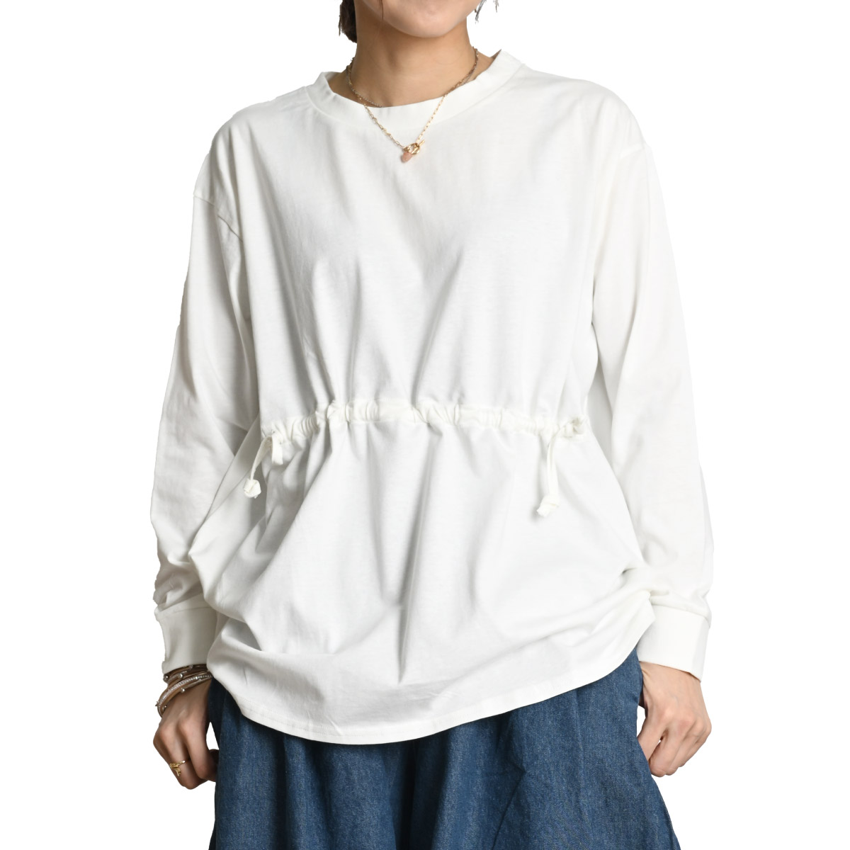 marai Tシャツ カットソー 長袖 レディース ロンT 気分を