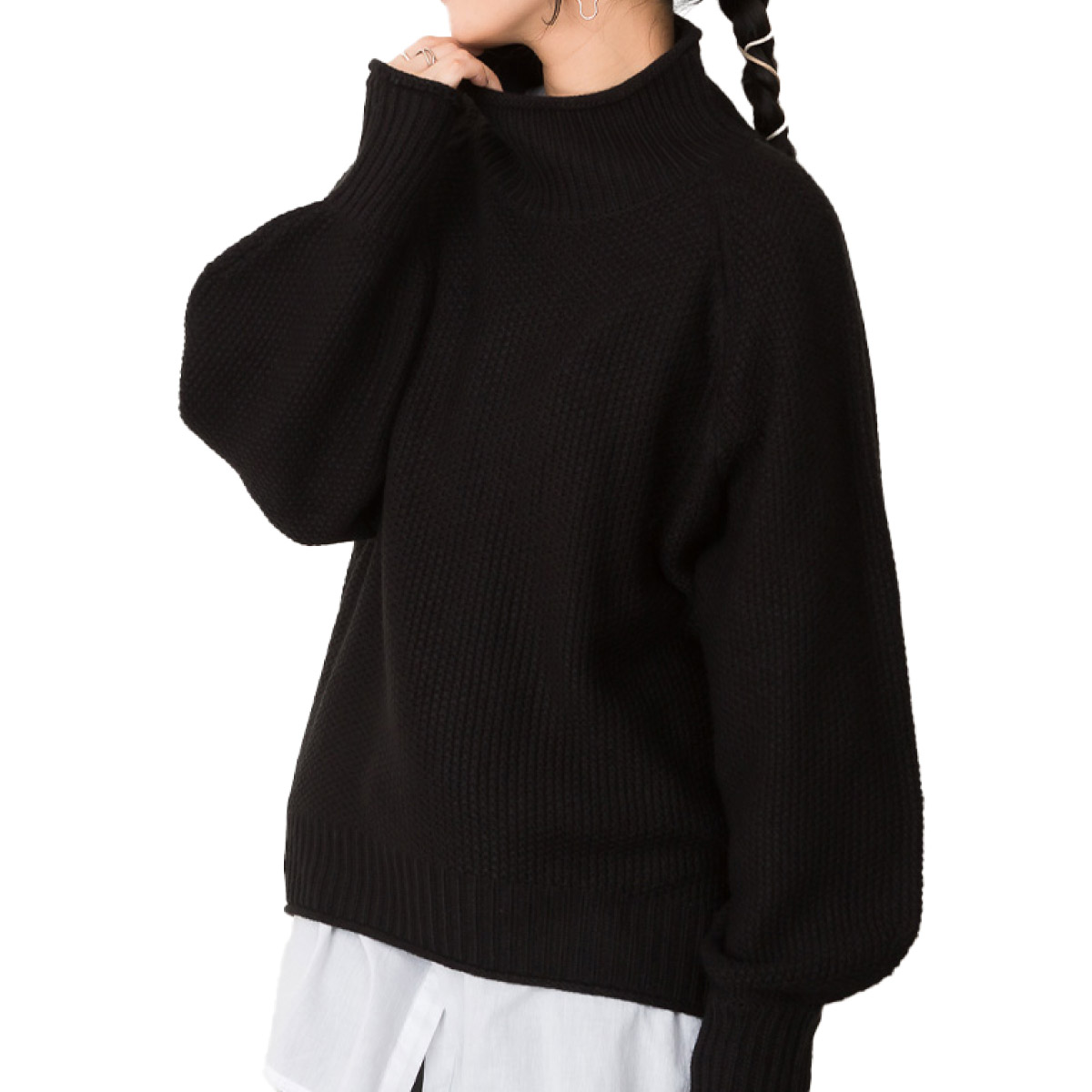 marai（マーライ） ニット セーター レディース チャンキー 鹿の子編み
