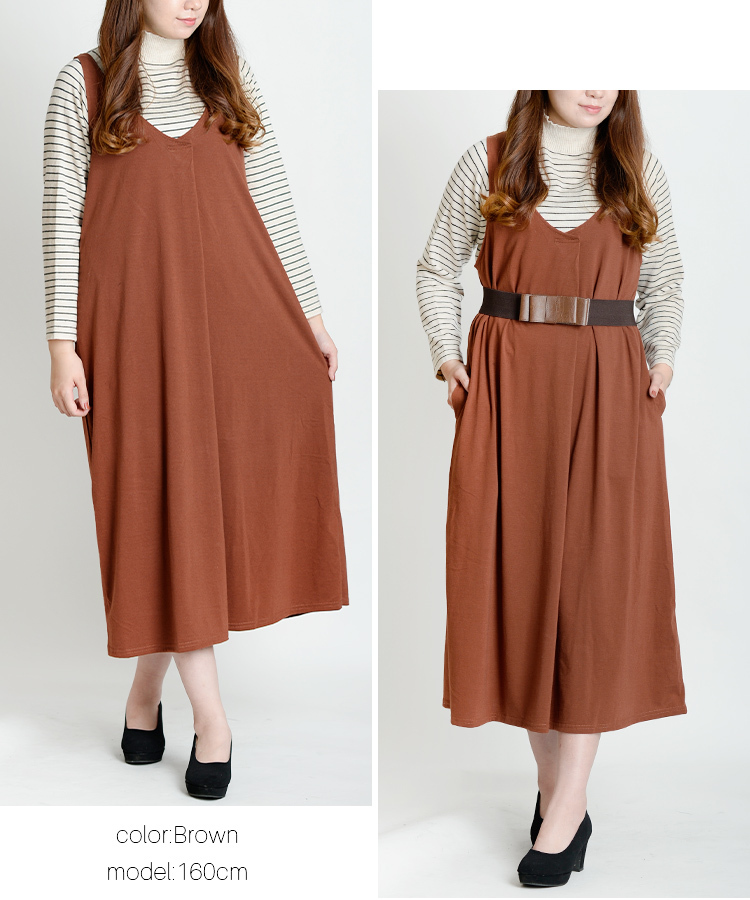 J 40サイズ】MaxMara ベルト付き ノースリーブ ロングワンピース