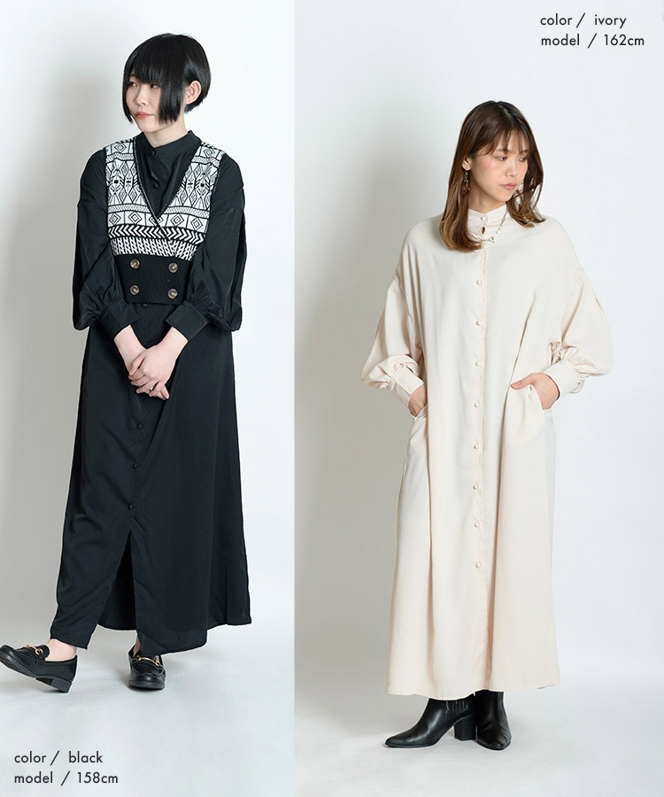 mamiさま専用 大きいサイズ miandmou シャツワンピ marai ロングワンピース シャツワンピース マキシ丈 長袖 ロング
