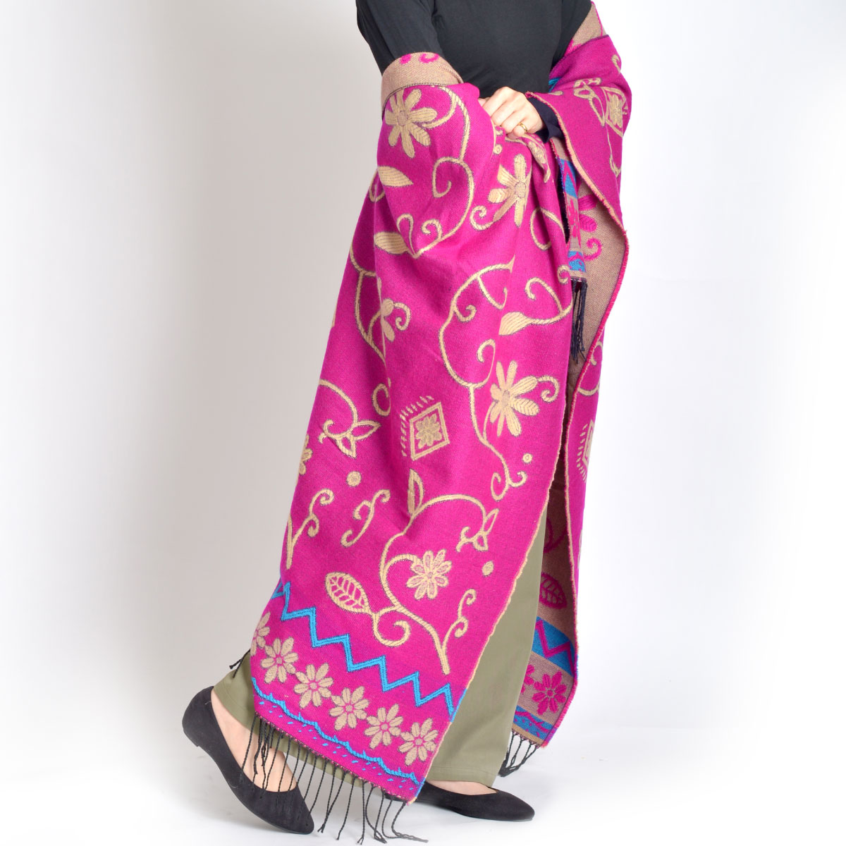 marai（マーライ） ストール 大判 秋 冬 レディース メンズ 厚手 大判