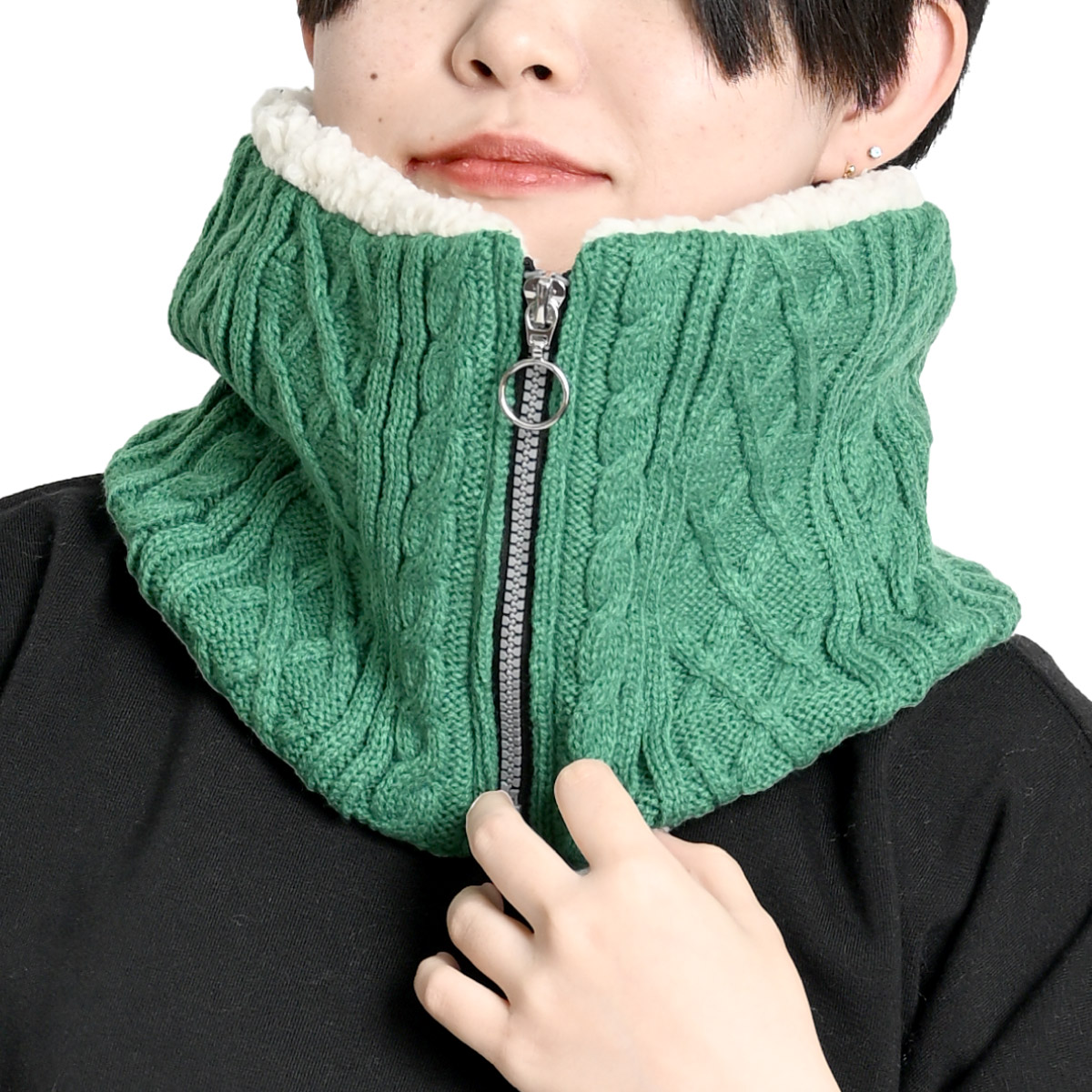 marai（マーライ） ネックウォーマー レディース メンズ 2way ニット