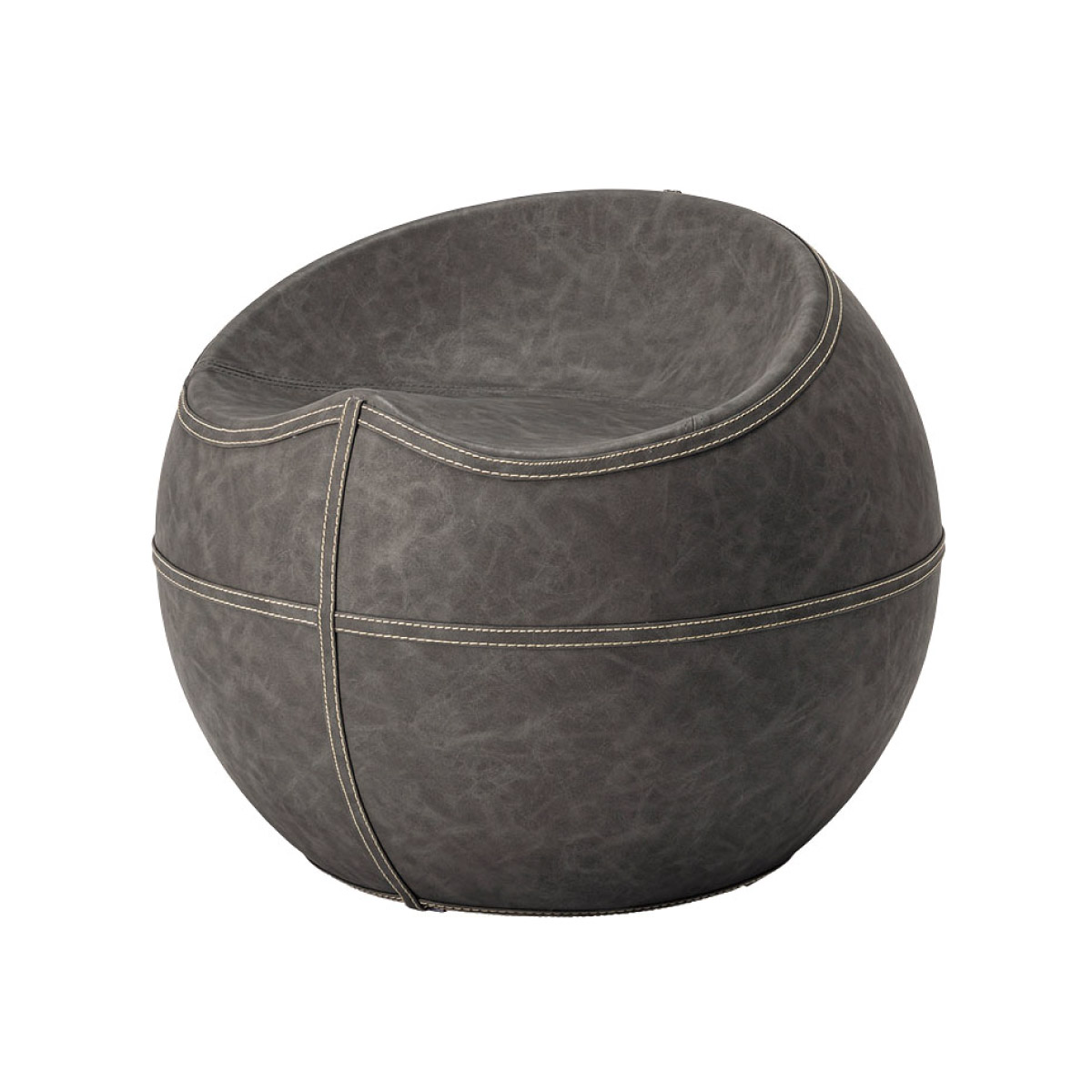 marai（マーライ） スツール 完成品 おしゃれ レザー 丸 オットマン