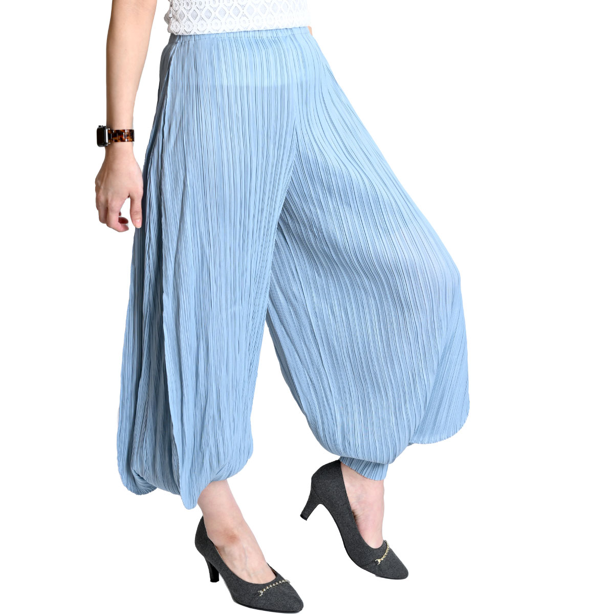 marai（マーライ） サルエルパンツ プリーツパンツ レディース 春 夏