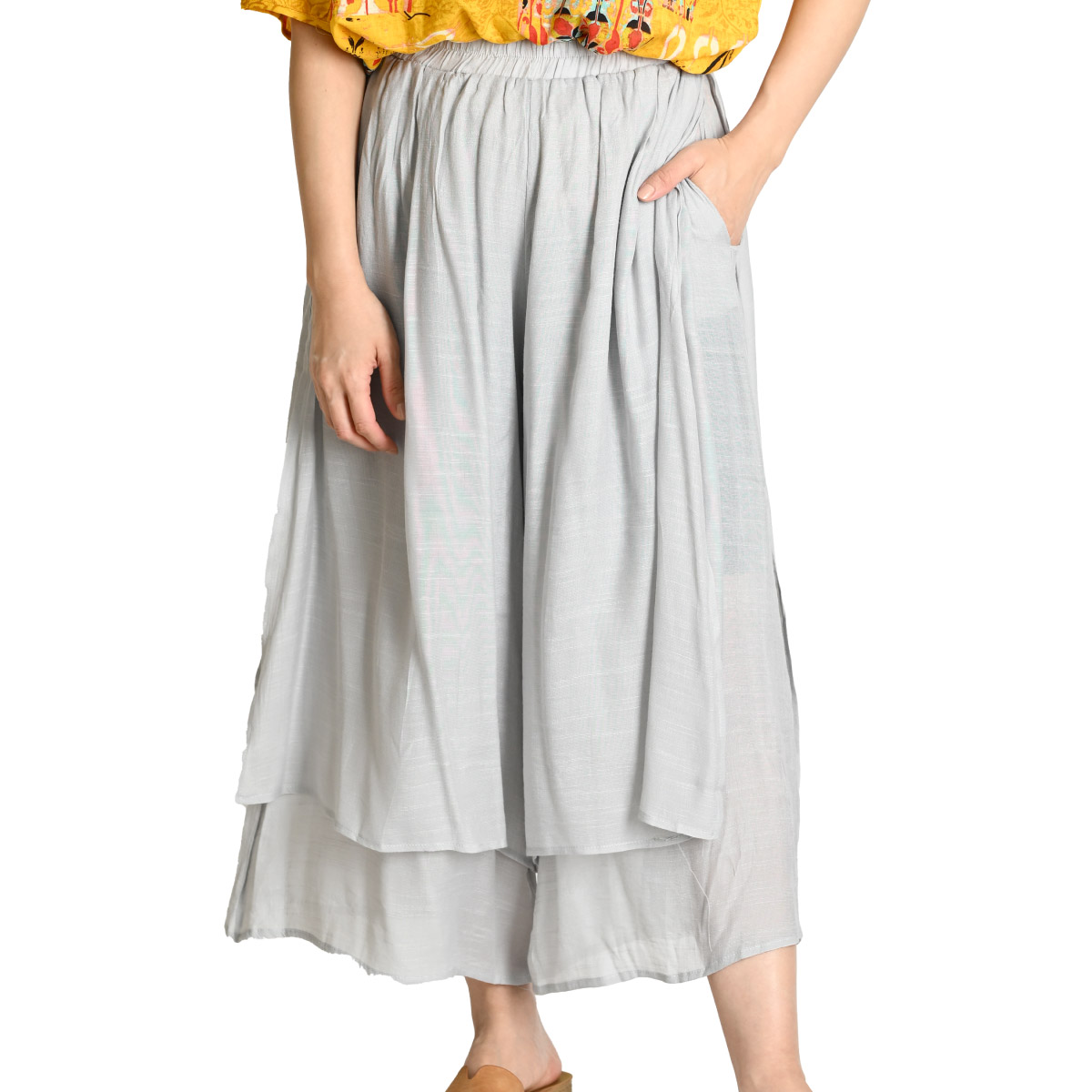楽天市場】【セール SALE 30%OFF】ラップパンツ ワイドパンツ