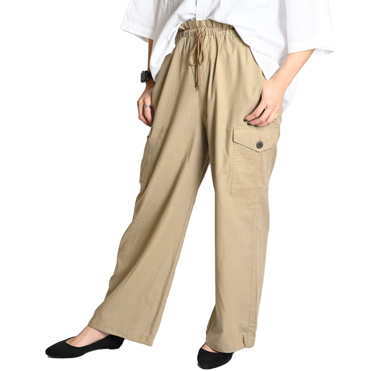 marai カーゴパンツ レディース ベイカーパンツ カーゴ パンツ