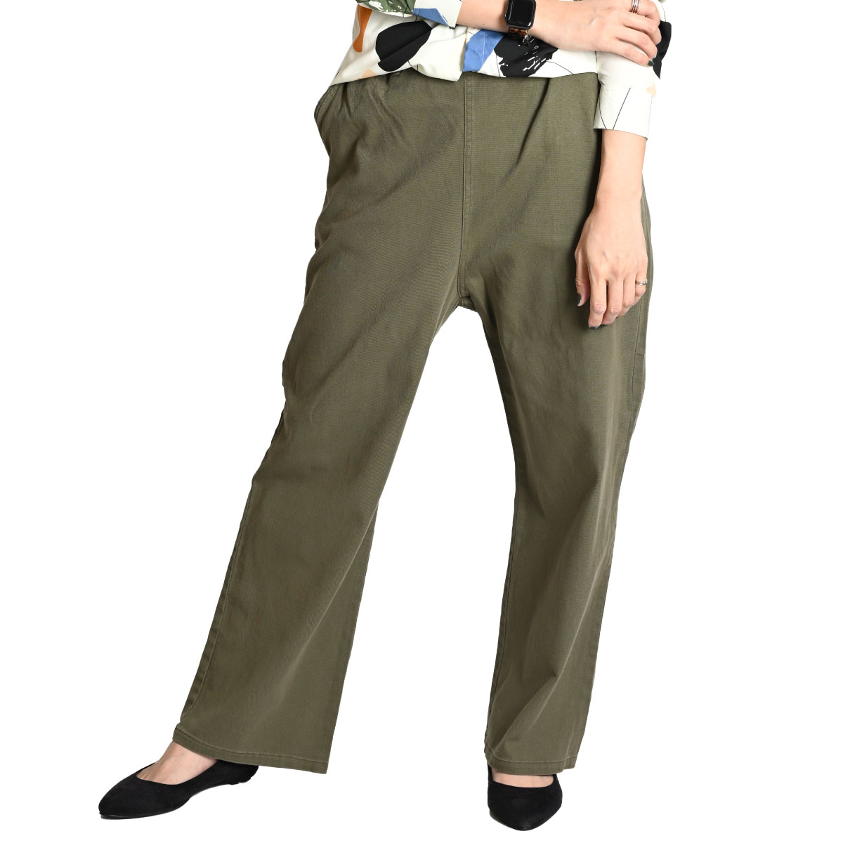 marai ストレートパンツ レディース ワイドパンツ ほどよく