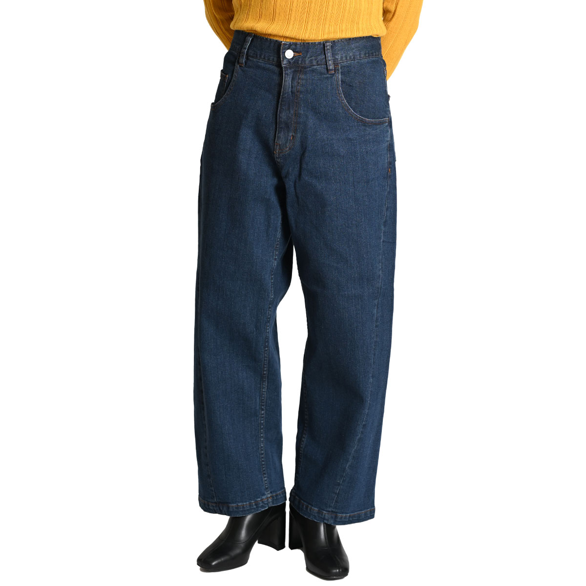 marai デニム パンツ レディース デニムパンツ ワイドパンツ