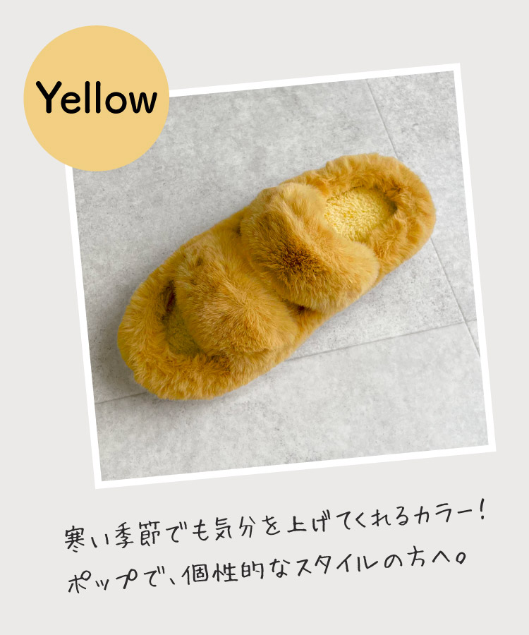 marai ファーサンダル スリッパ レディース 私だけのリラックスタイム