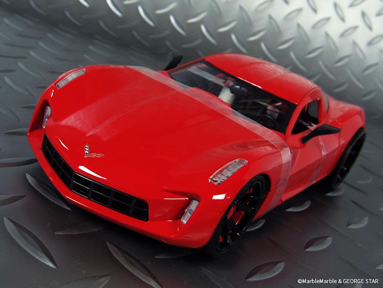 B2 JADA ミニカー 1/24 BIGTIME '09 CORVETTE STINGRAY CONCEPT
