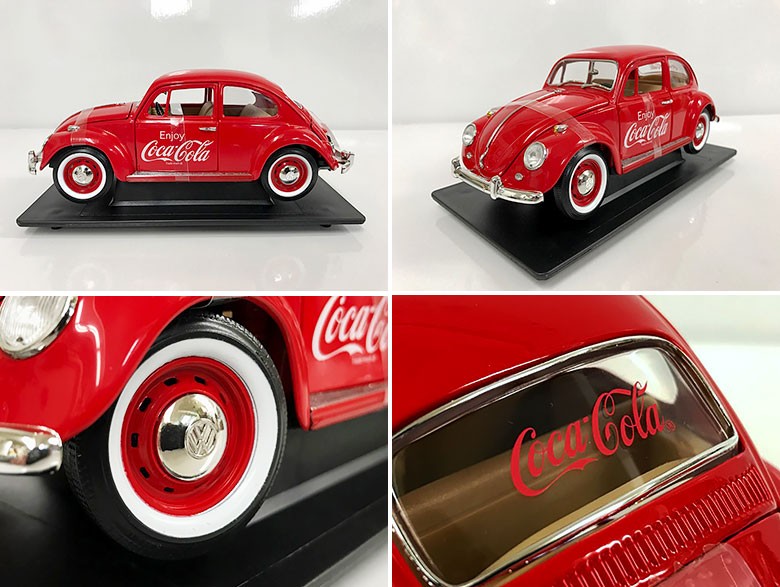 B3 コカコーラ ミニカー 1/18 VW ビートル // COKE アメリカン