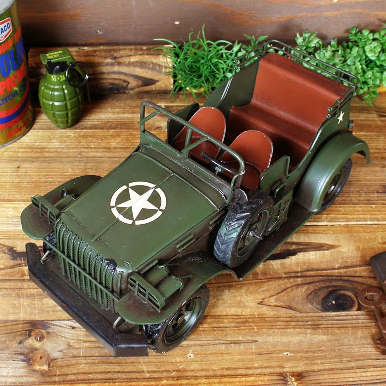 B1 ブリキ雑貨 ARMY 軍用トラック // ミリタリー雑貨 / アメリカン雑貨