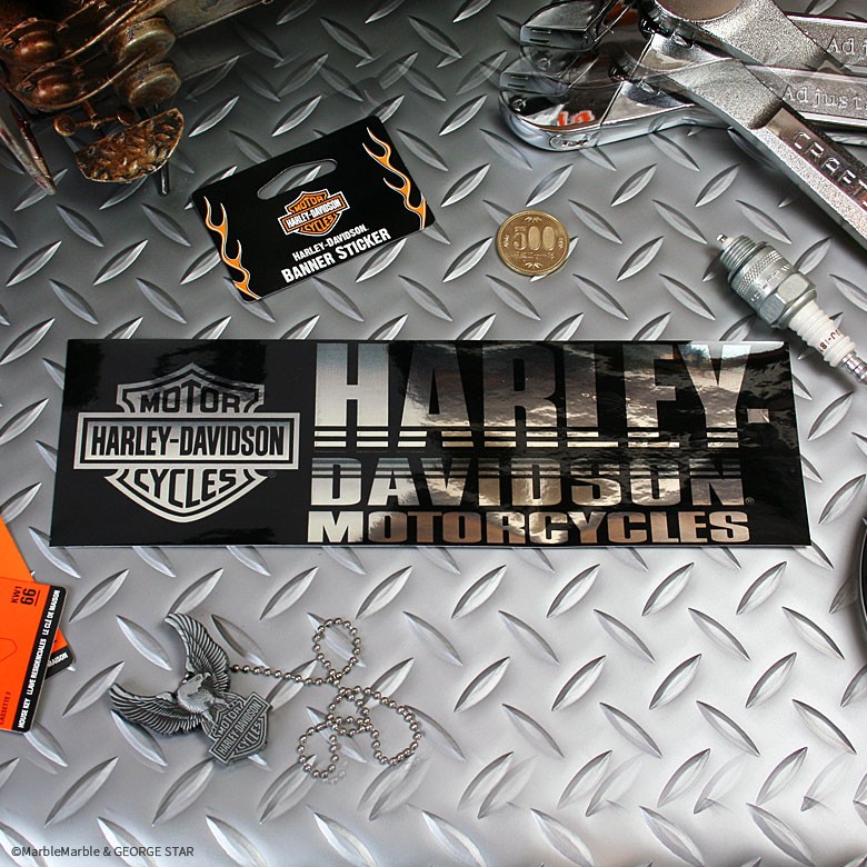 A HARLEY-DAVIDSON バンパー ステッカー #002 // デカール