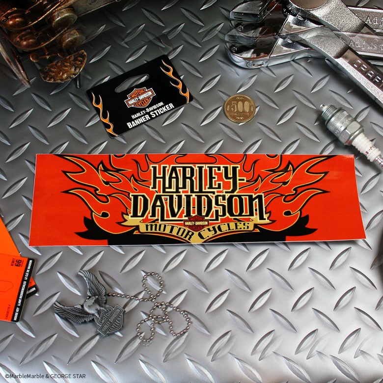 A HARLEY-DAVIDSON バンパー ステッカー #006 // デカール