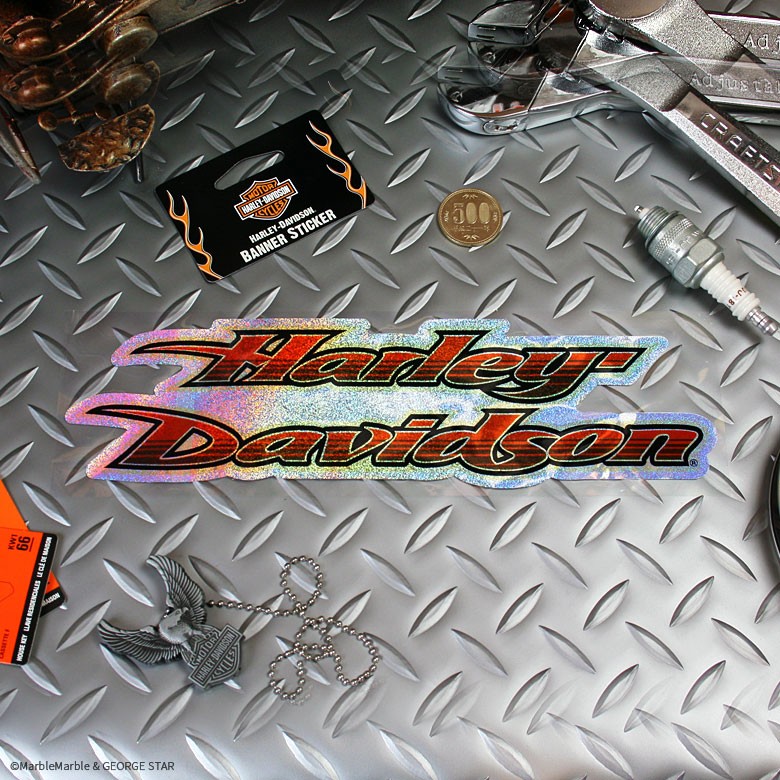 【Harley】デコレーションバンパー A HARLEY-DAVIDSON バンパー ステッカー #008 // デカール